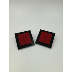 Orecchini Bottone Quadro 4