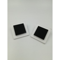 Orecchini Bottone Quadro 4