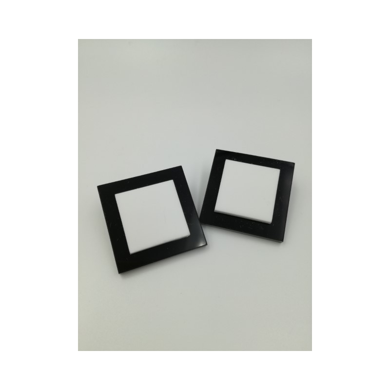 Orecchini Bottone Quadro 4 Orecchini Bottone Quadro 4