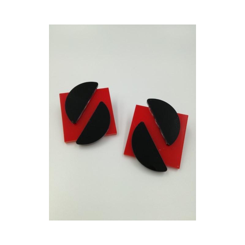 Orecchini Bottone Quadro DIB 1